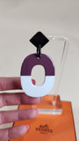 Hermes Isthme Drop Buffalo Horn Pierced Earrings - 2559