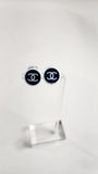 Chanel CC Logo Round Acrylic Clip-on Earrings - 2557