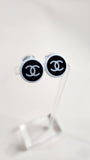 Chanel CC Logo Round Acrylic Clip-on Earrings - 2557