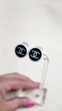 Chanel CC Logo Round Acrylic Clip-on Earrings - 2557