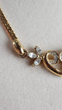 Nina Ricci Gold Tone Necklace w/ Heart - 2552