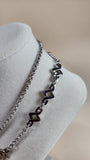 Givenchy Silver Tone Chain Necklace - 2558