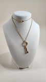 Nina Ricci Gold-Tone Necklace with Key Charm - 2584