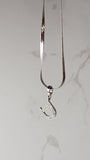 Dior Silver Toned Necklace with Diamante D Pendant - 2564