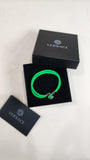 Versace Neon Green Rubber Bracelet - 1626