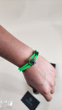 Versace Neon Green Rubber Bracelet - 1626