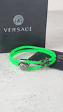 Versace Neon Green Rubber Bracelet - 1626