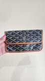Goyard Herringbone Pouch Black and Brown - 2622