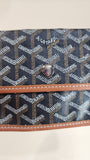 Goyard Herringbone Pouch Black and Brown - 2622