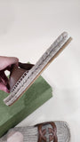 Gucci Brown Leather GG Espadrille Sandals, Size 37 - 1660