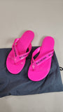 Balenciaga Neon Pink Flip Flops, Size 35 - 1635