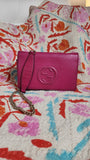 Gucci GG Pink Leather WOC Bag - 2619
