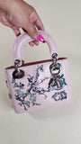 Christian Dior Mini Pink Leather sequin Hand Bag - 2721