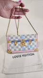 Louis Vuitton Damier Azur Summer Trunks Pochette Weekend Clutch - 1619