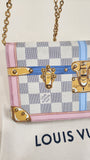 Louis Vuitton Damier Azur Summer Trunks Pochette Weekend Clutch - 1619