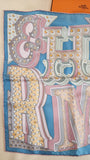 Hermes Eletrique Gavroche Petit Carre 100% Silk Multicolor Scarf - 2662
