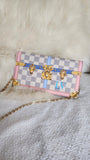 Louis Vuitton Damier Azur Summer Trunks Pochette Weekend Clutch - 1619