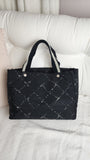 Chanel Black Nylon Travel Line Hand Bag - 2617