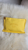 Hermes Yellow Canvas Pouch - 2624