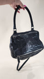 Givenchy Pandora Black Antique Leather Shoulder Bag - 1642