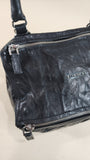 Givenchy Pandora Black Antique Leather Shoulder Bag - 1642