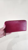 Louis Vuitton Magenta Epi Leather Long Zippy Wallet - 2717