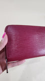 Louis Vuitton Magenta Epi Leather Long Zippy Wallet - 2717