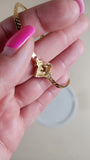 Givenchy Gold Tone Rhinestone G Logo Bracelet - 2686
