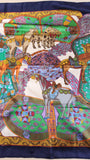 Hermes Carre 90 "Art des Steppes" Silk Scarf - 2714