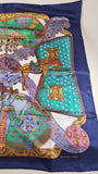 Hermes Carre 90 "Art des Steppes" Silk Scarf - 2714