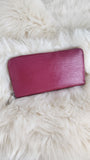 Louis Vuitton Magenta Epi Leather Long Zippy Wallet - 2717
