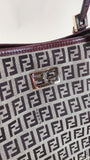Fendi Zucchino Brown Canvas Tote - 2729