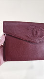 Chanel  Caviar Leather Red Small Clutch - 2735