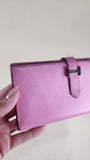 Hermes Pink Leather Bifold Wallet - 777