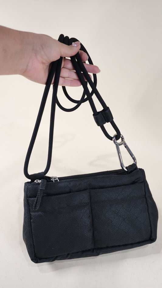 Bottega Veneta Black Nylon Shoulder Bag - 1652