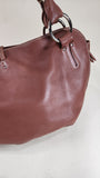 Celine Brown Leather Shoulder Bag - G0404