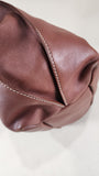 Celine Brown Leather Shoulder Bag - G0404