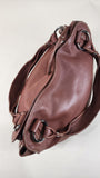 Celine Brown Leather Shoulder Bag - G0404
