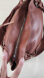 Celine Brown Leather Shoulder Bag - G0404