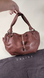 Celine Brown Leather Shoulder Bag - 2629