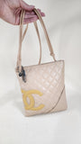 Chanel Beige Lambskin Cambon Shoulder Bag - 2739