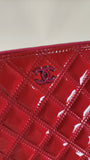 Chanel Pink Patent Leather Clutch - 0954