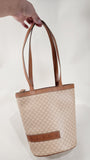 Celine Cream Macadam Tote Bag - 2652