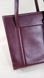 Cartier Burgandy Leather Shoulder Bag - 1689