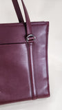 Cartier Burgandy Leather Shoulder Bag - 1689