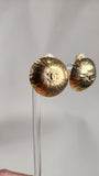Chanel Gold Tone CC Logo Earrings - 2759