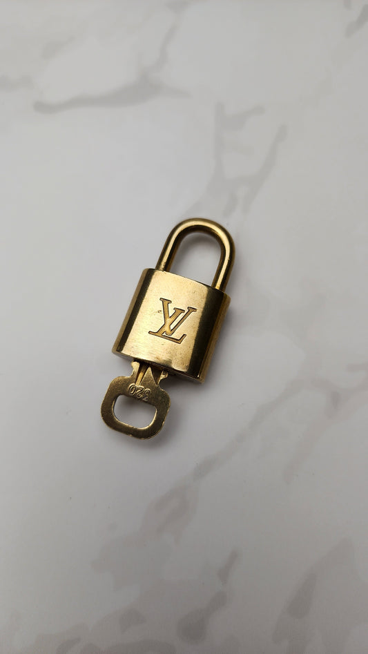 Louis Vuitton Brass Lock and Key - 2795