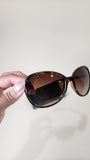 Prada Brown Plastic Sunglasses - 2833