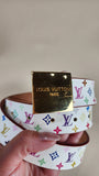 Louis Vuitton Multicolor Monogram Belt - 2824