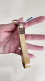 Prada Beige Leather Key Ring - 2818